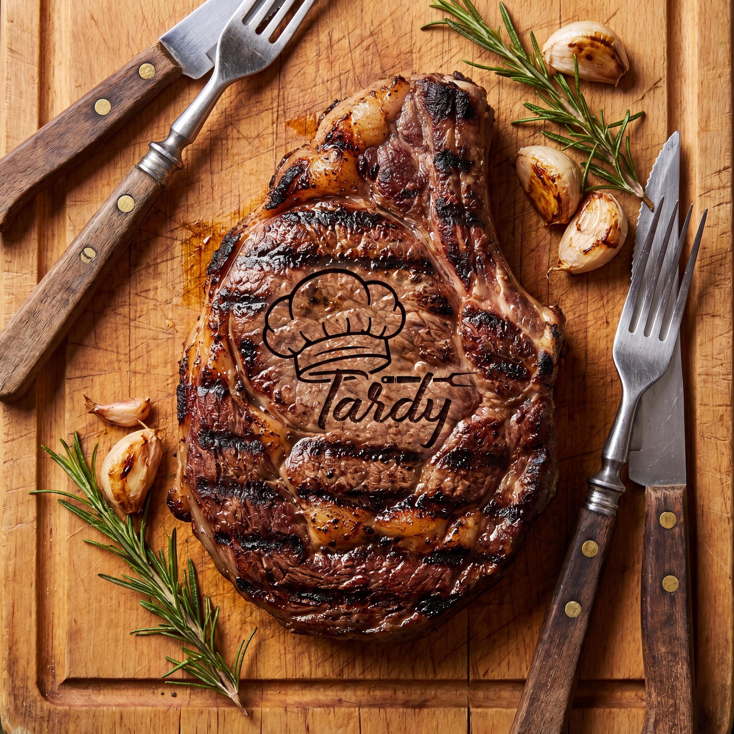 Custom Burger Branding Iron | Personalized BBQ Meat Stamp for Grill