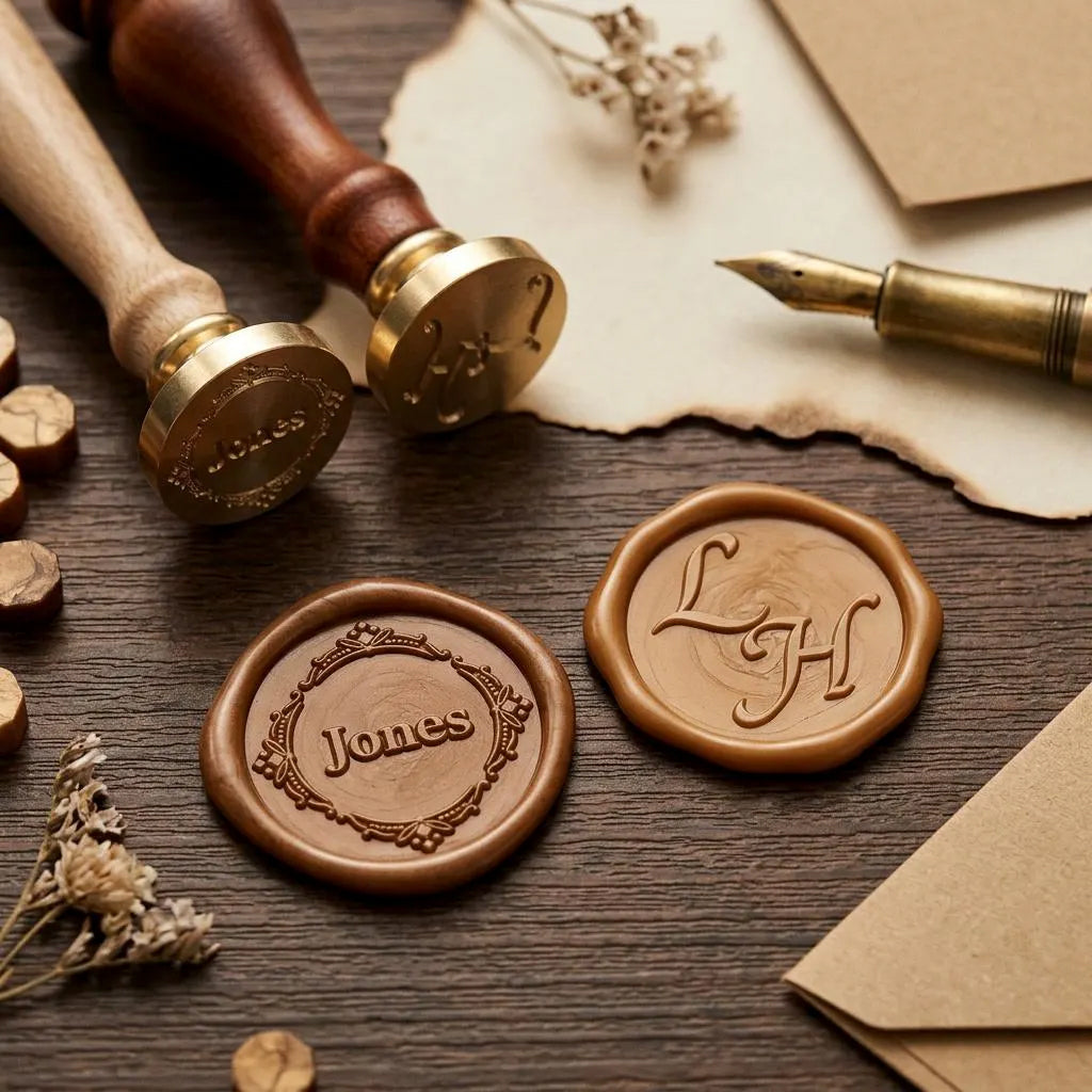 Custom Wax Seal Stamp | Personalized Stamp for Wedding Invitations & Branding & Gifts