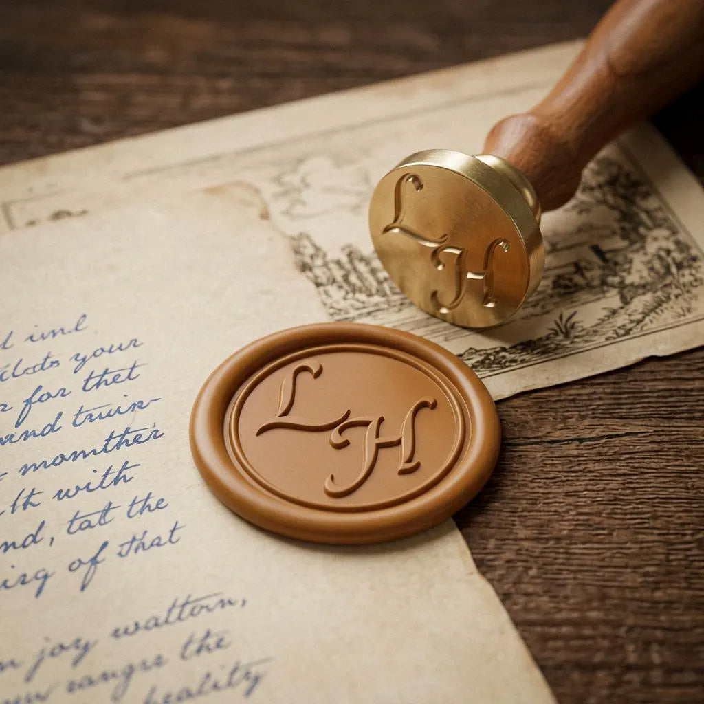 Custom Wax Seal Stamp | Personalized Stamp for Wedding Invitations & Branding & Gifts