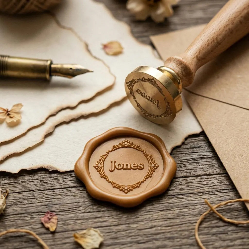 Custom Wax Seal Stamp | Personalized Stamp for Wedding Invitations & Branding & Gifts